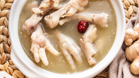 Chicken shop drumstick soup