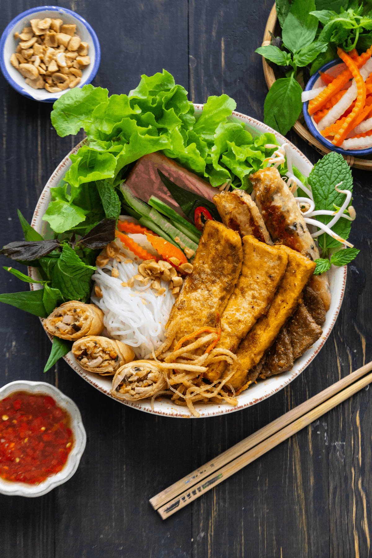 Bún Chay (Vegetarian Noodle Salad)