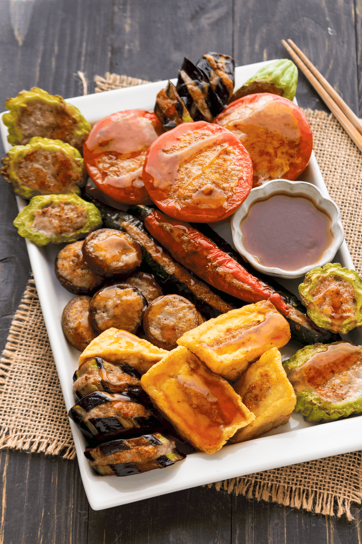 Stuffed Tofu (Yong Tau Fu 釀豆腐) - Wok and Kin