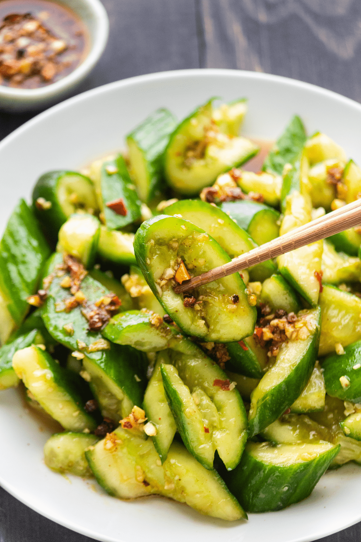 Chinese Smashed Cucumber Salad (拍黄瓜)-image