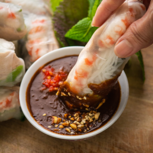 Gỏi Cuốn Chay (Vegetarian Rice Paper Rolls)